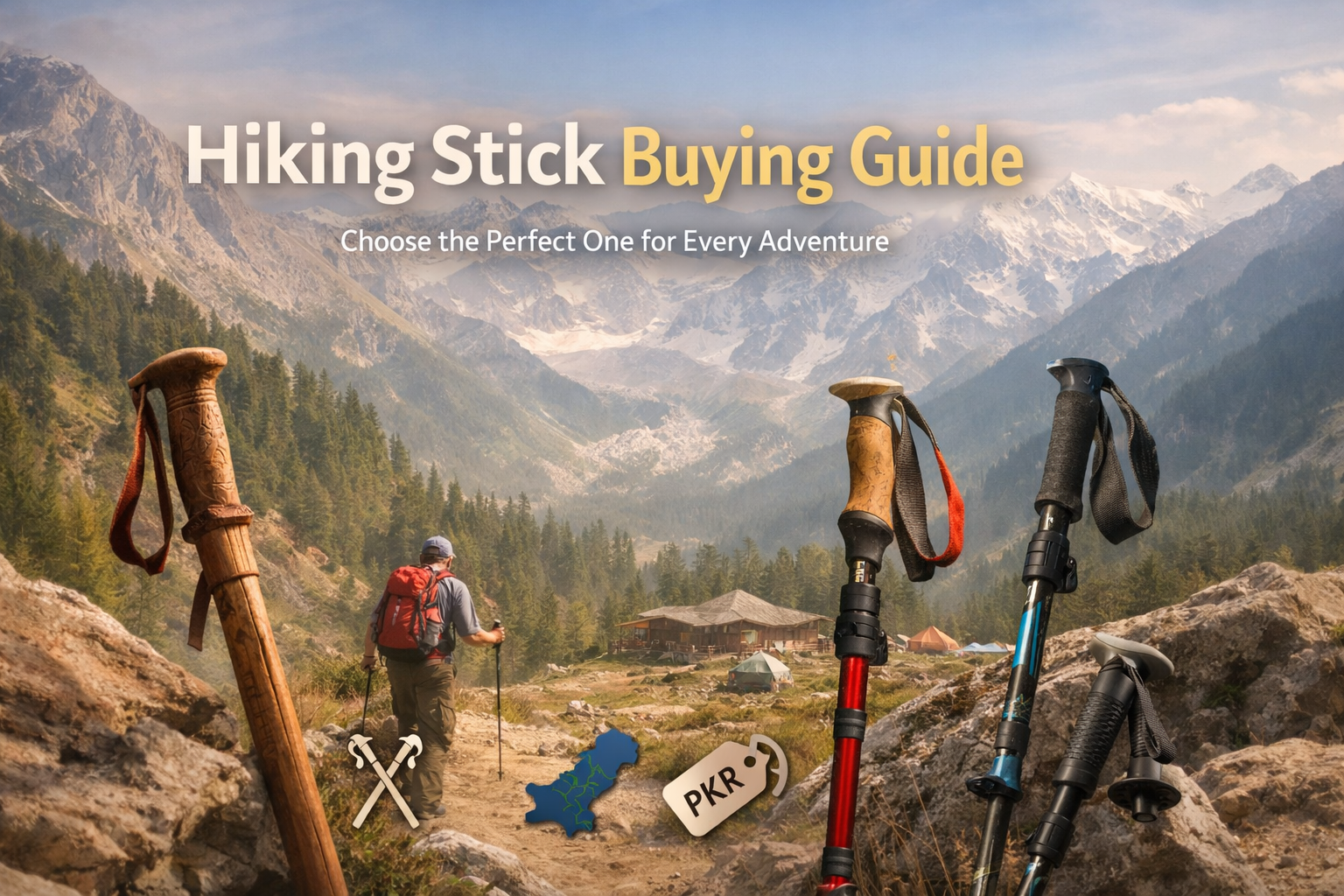 Hiking Stick Buying Guide to Choose the Perfect One for Every Adventure