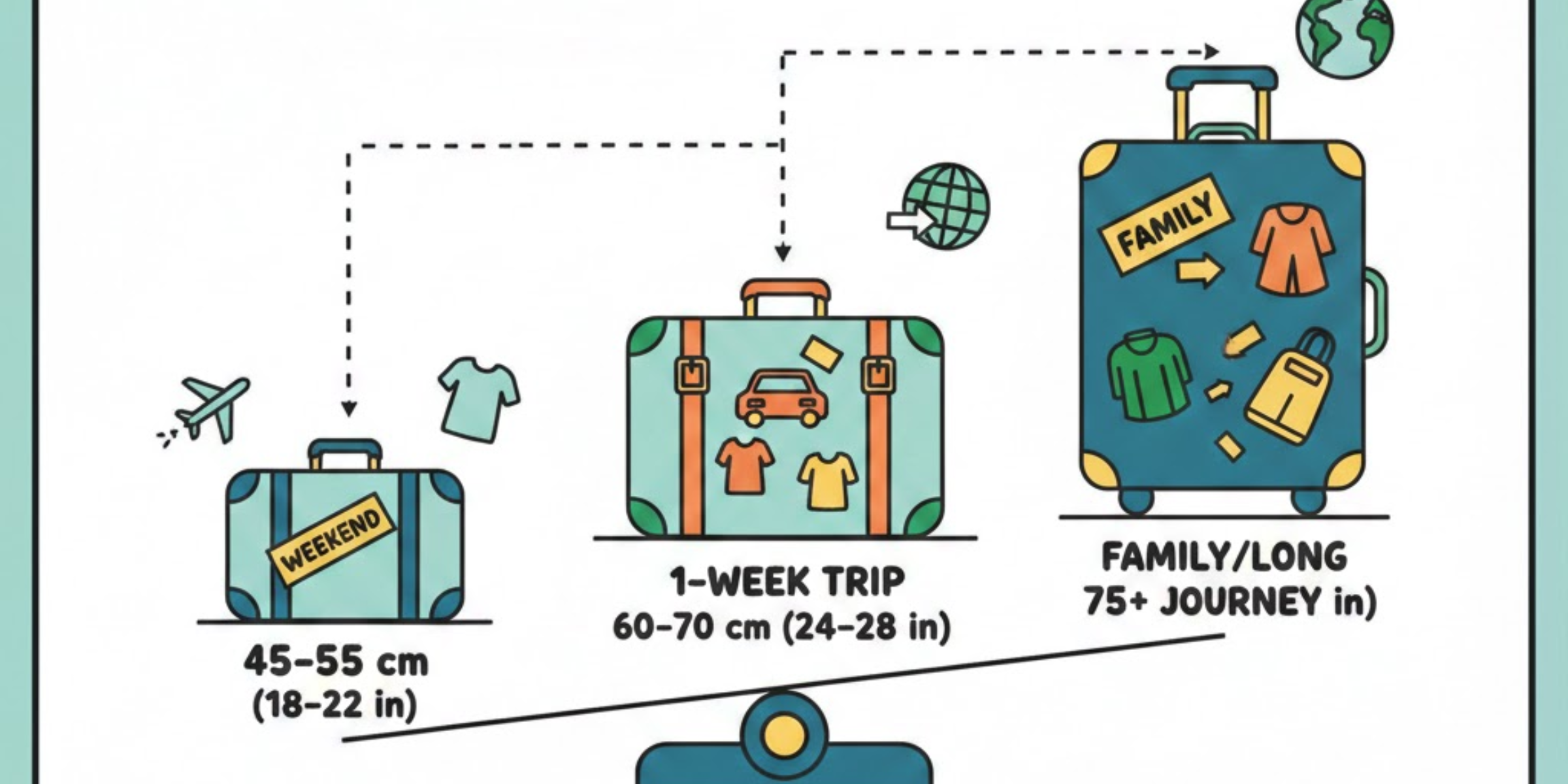 How to Choose the Right Suitcase Sizes Based on Suitcase Dimensions