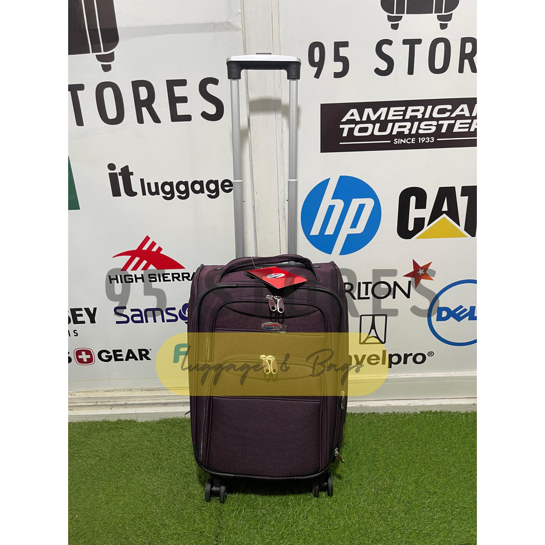 Swiss Pro Soft Luggage 4W – Lightweight & Durable - 95 Stores