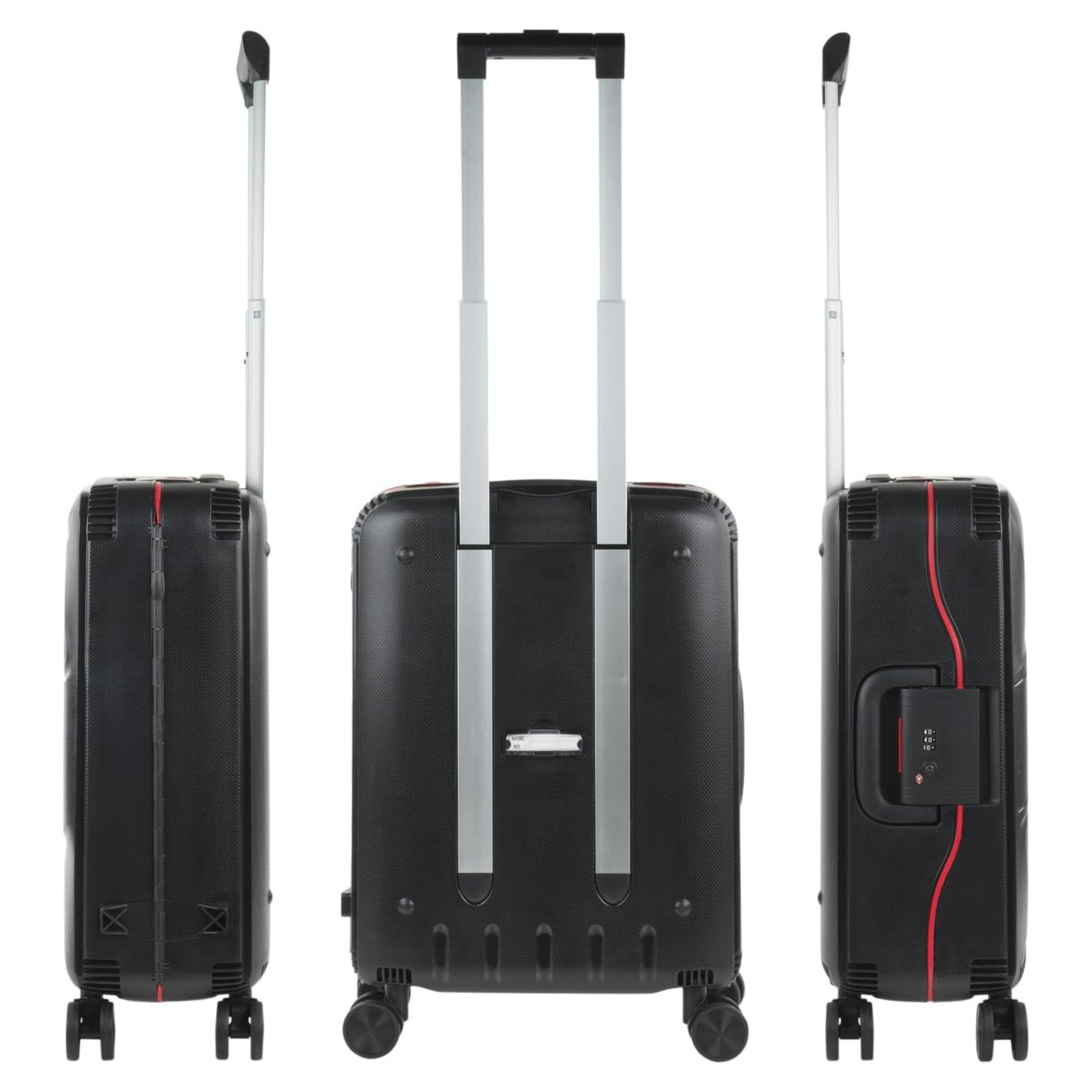 Tommy Hilfiger Lock Luggage - Black