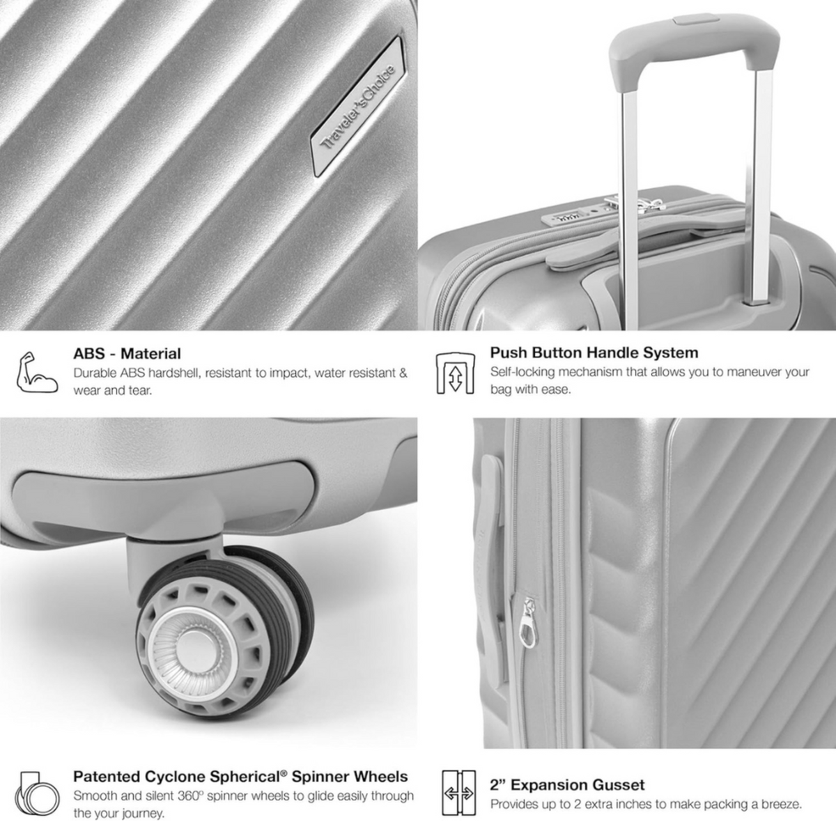 Traveler's Choice ELM Hardside Luggage