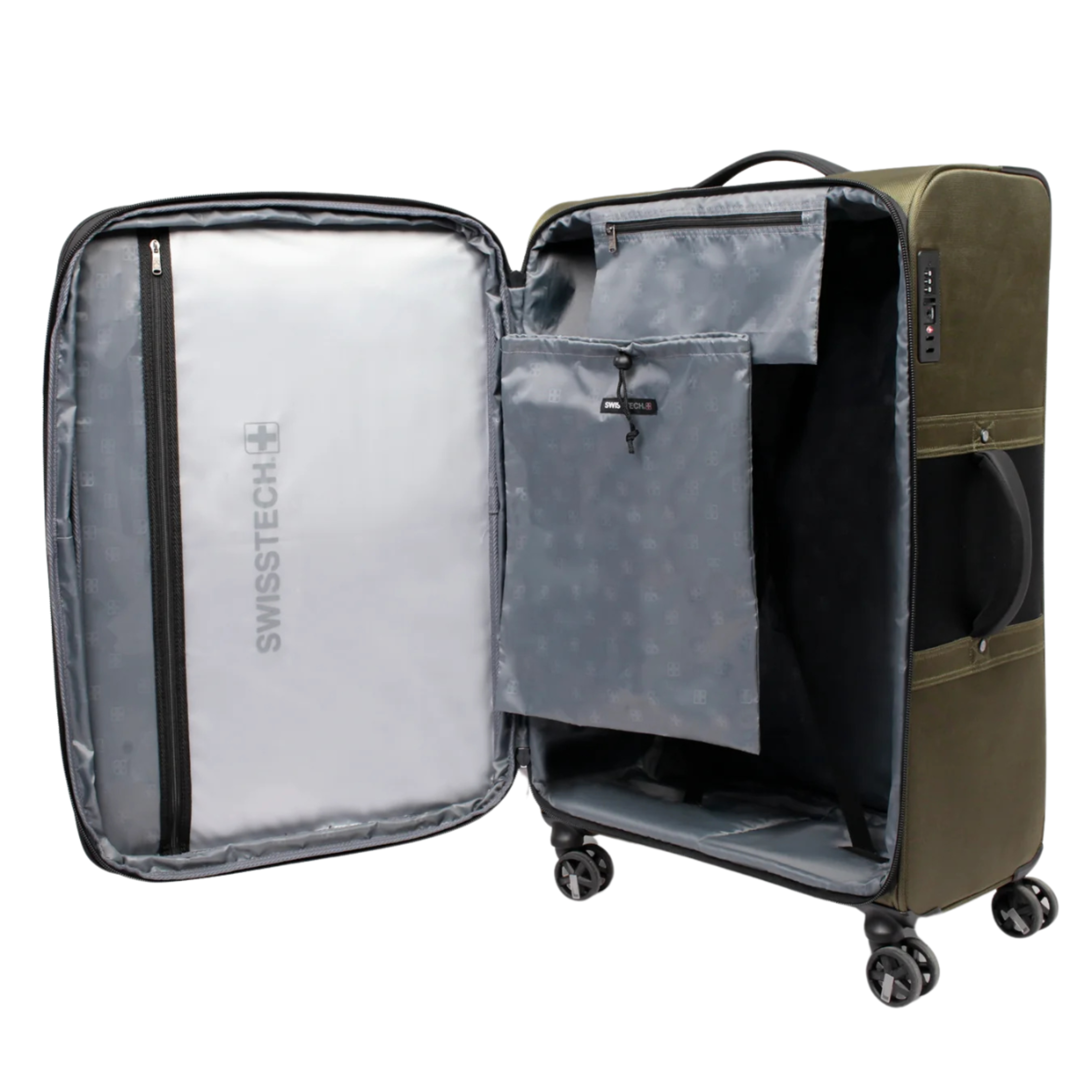 Swiss Tech Softside Luggage - Stylish and Durable - 95 Stores