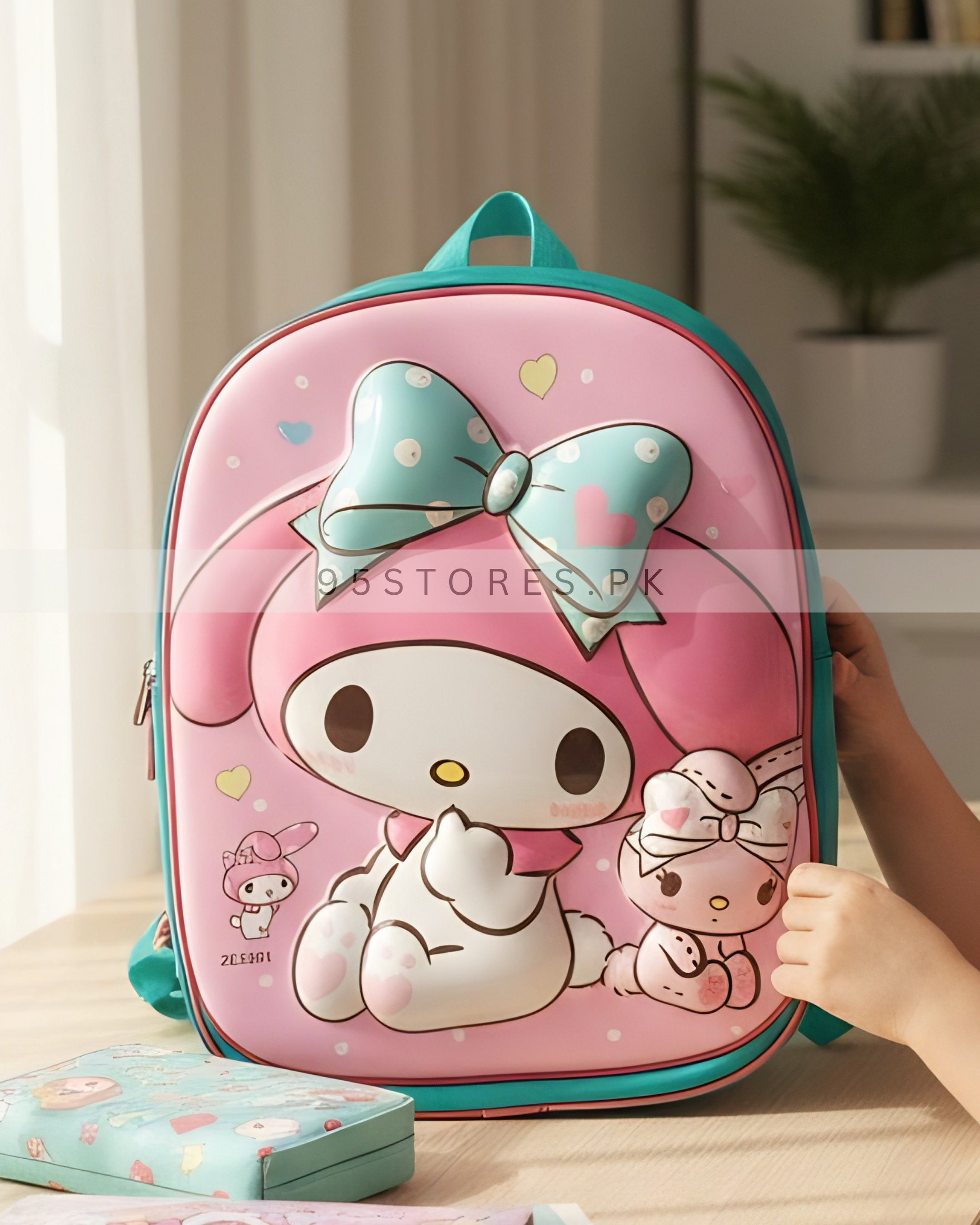 Pink Bunny Backpack for Girls