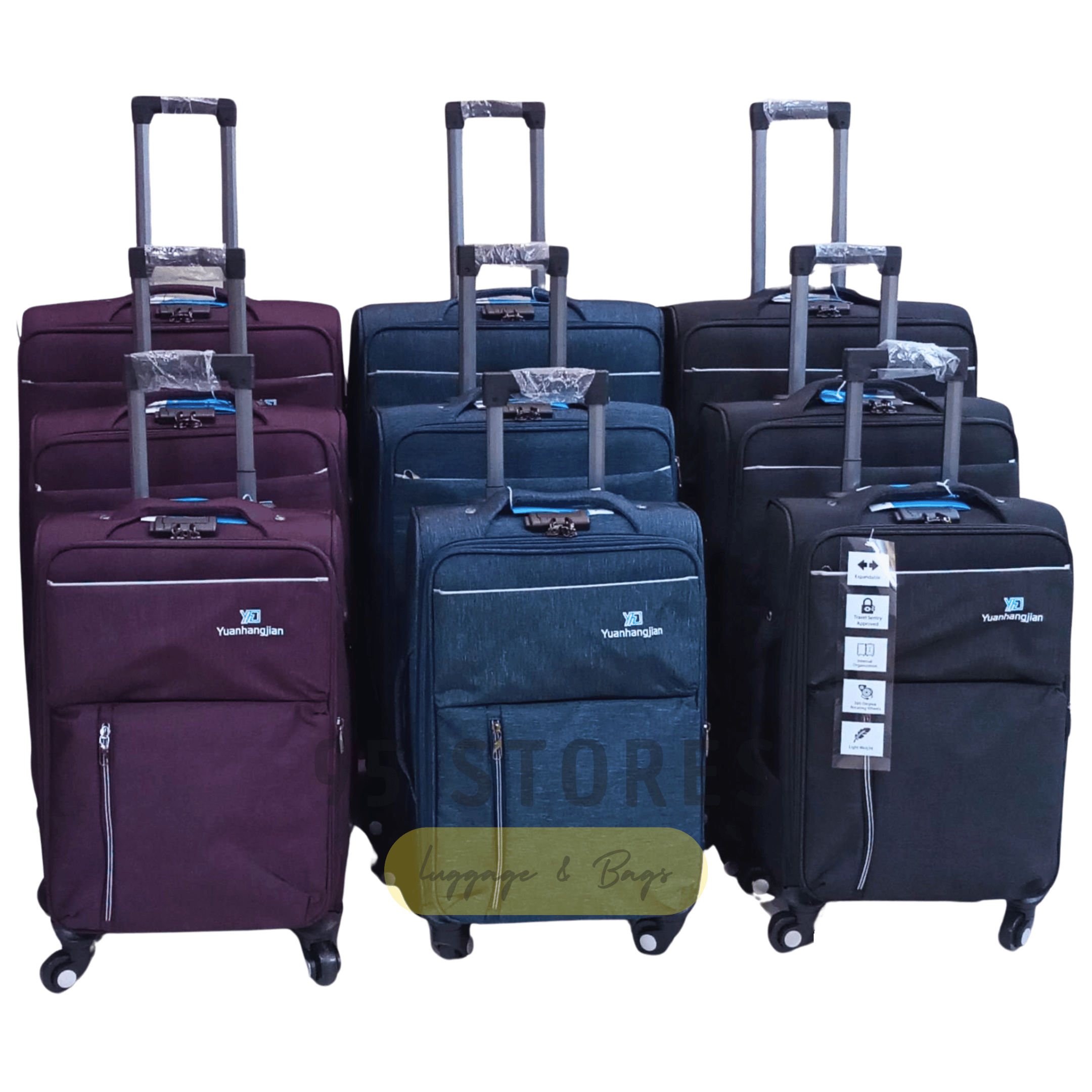 Premium Quality Expandable Soft Luggage - 95 Stores