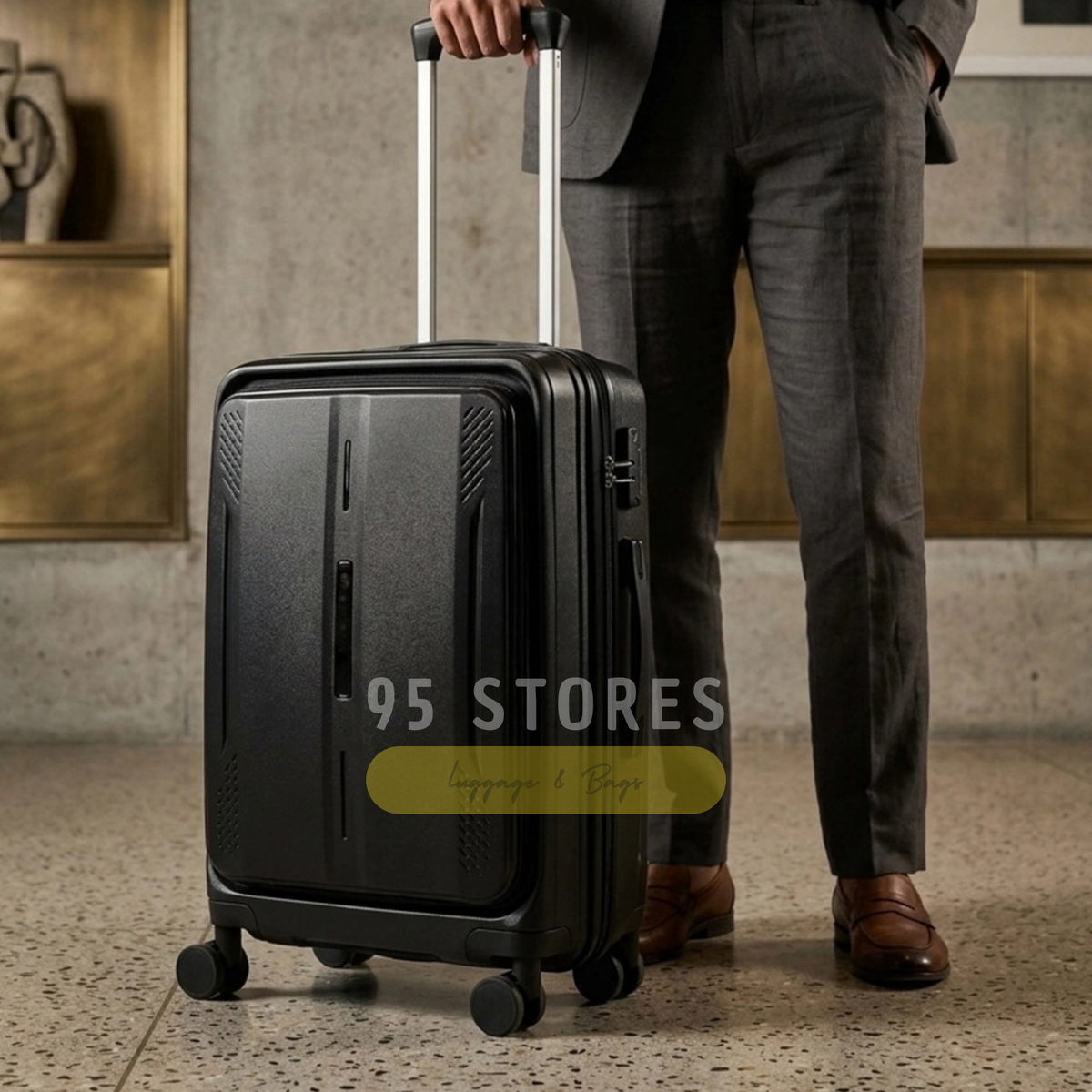 Track Front Open Luggage