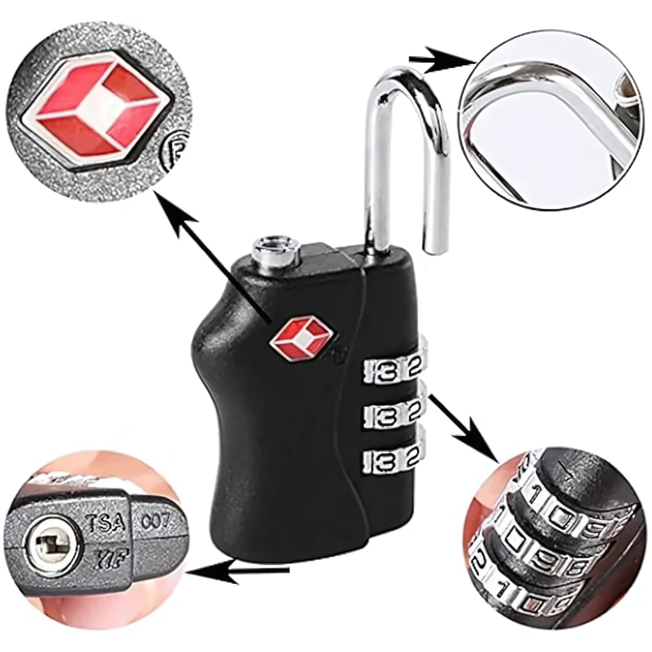 TSA Approved Lock - Secure & Hassle-Free Travel - 95 Stores