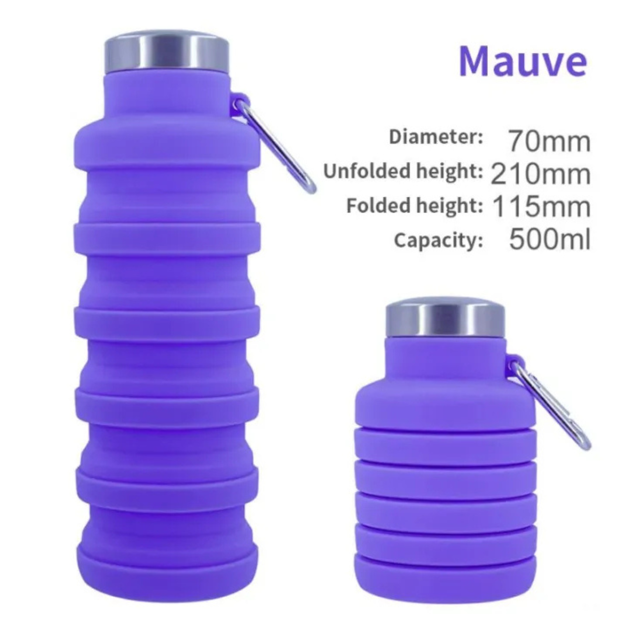 Collapsible Water Bottle – BPA-Free & Leakproof - 95 Stores