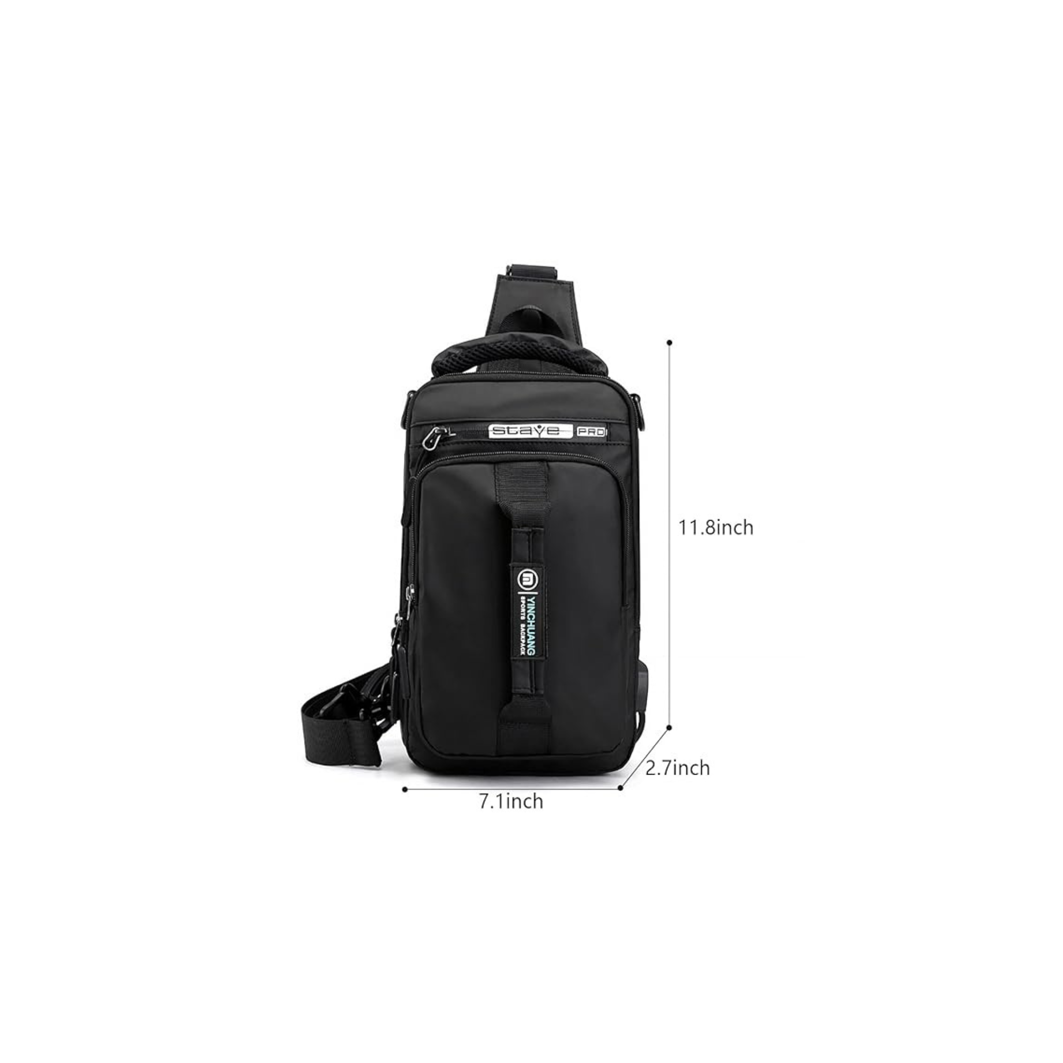 QXORE Cross Body Bag - Black Crossbody Bag - 95 Stores