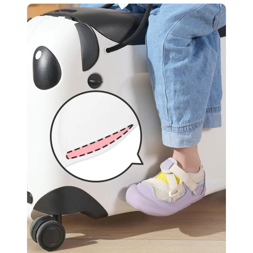 Premium Kids Suitcase Bubule Branded with 360 wheels | Cute Panda and Elephant Shapes
