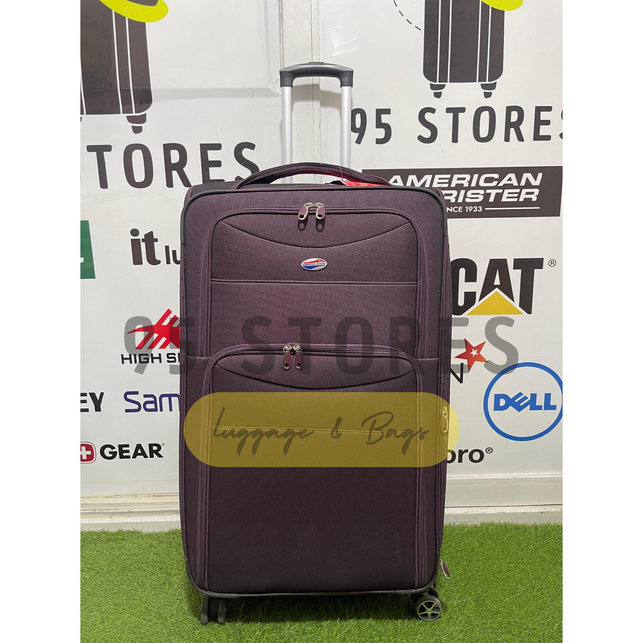 Swiss Pro Soft Luggage 4W – Lightweight & Durable - 95 Stores