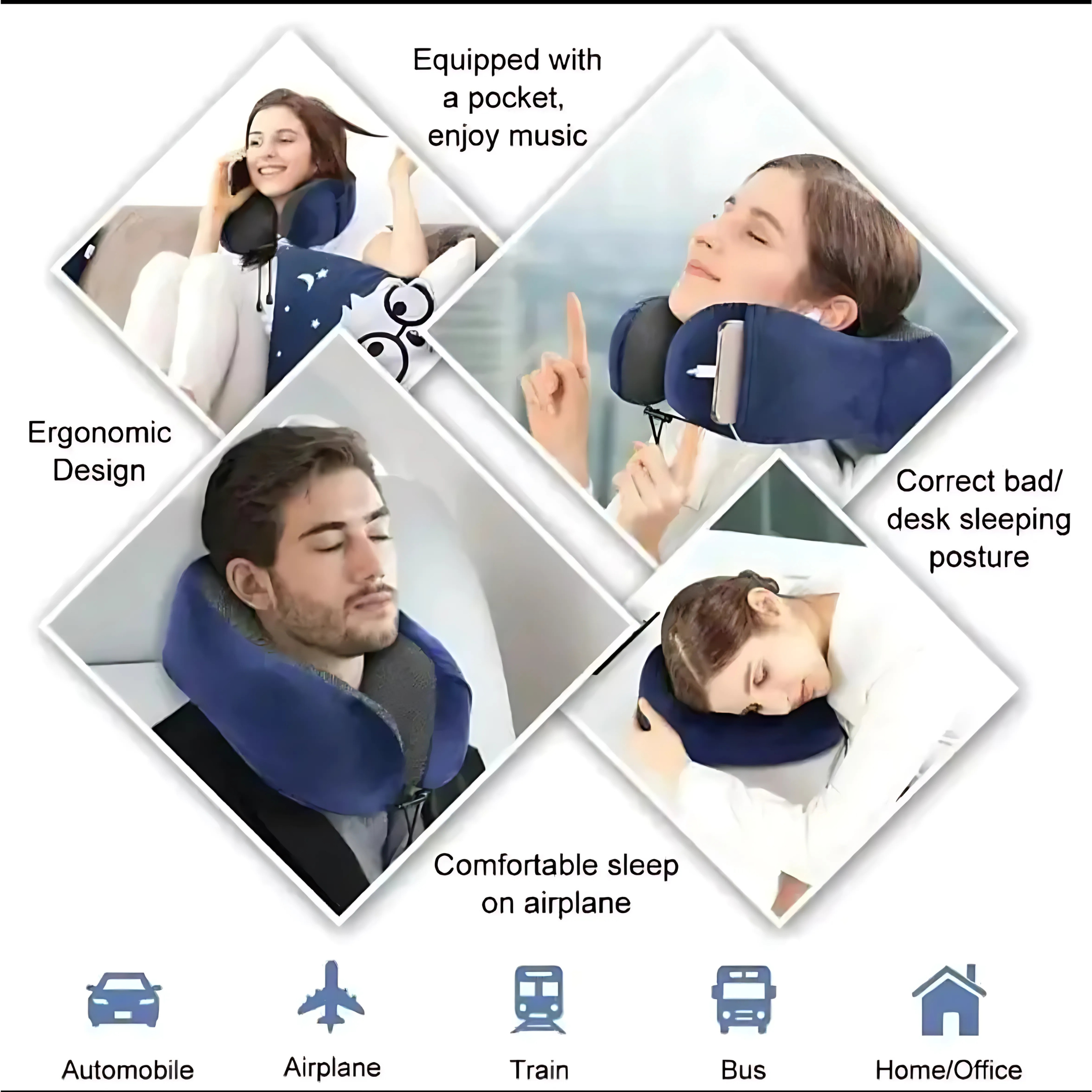 Travel Neck Pillow Pakistan – Soft & Lightweight - 95 Stores