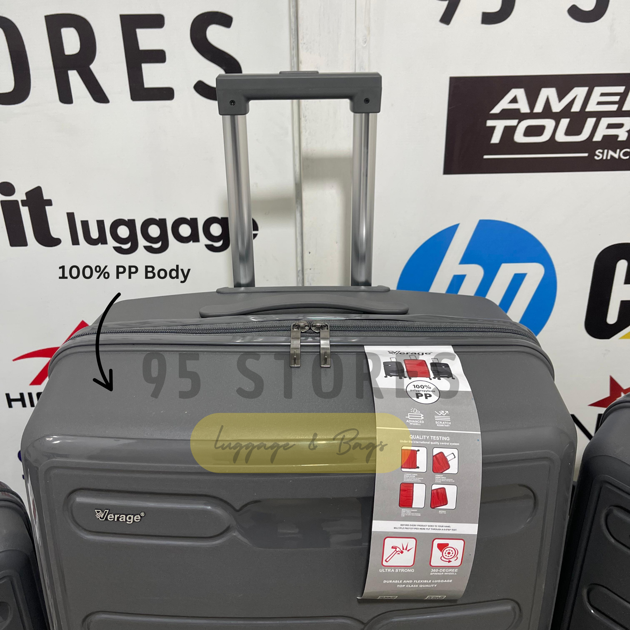 Verage PP Body 4W Trolley Luggage in Pakistan – 95 Stores