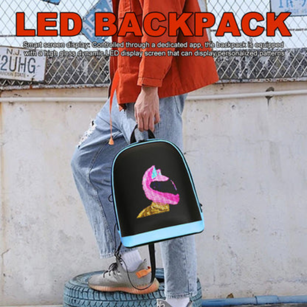 LED Backpack with APP Control Waterproof