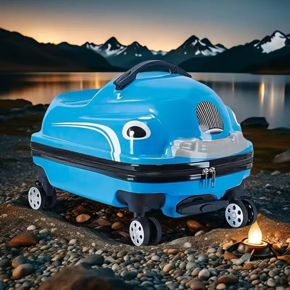 Premium Cartoon Car Spinner Suitcase