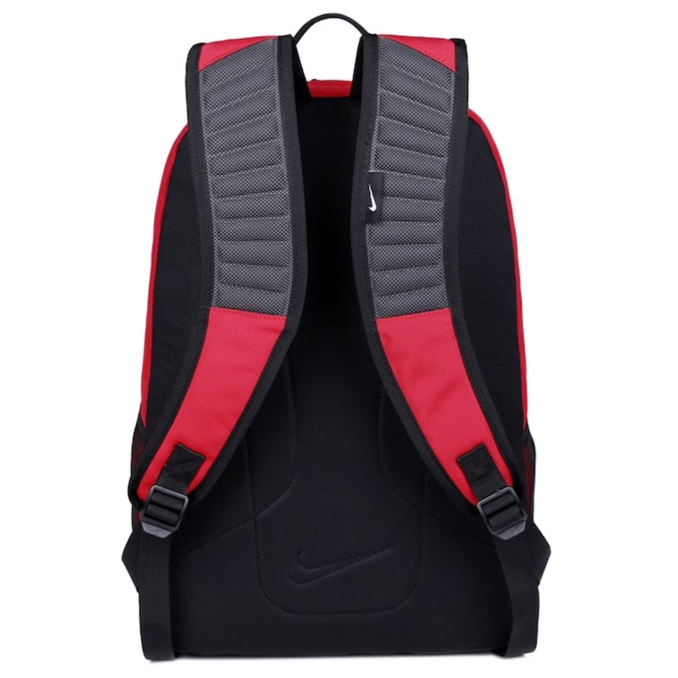Side view of Nike Max Air Backpack with spacious compartments and sleek design