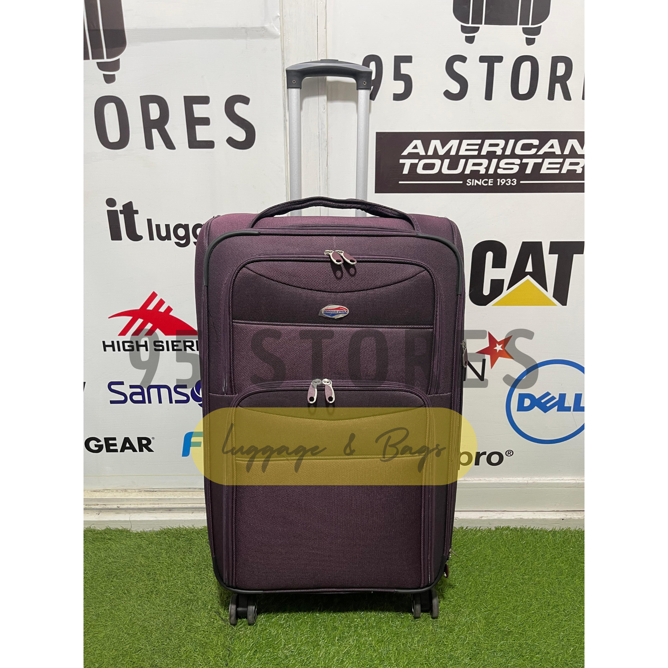 Swiss Pro Soft Luggage 4W – Lightweight & Durable - 95 Stores
