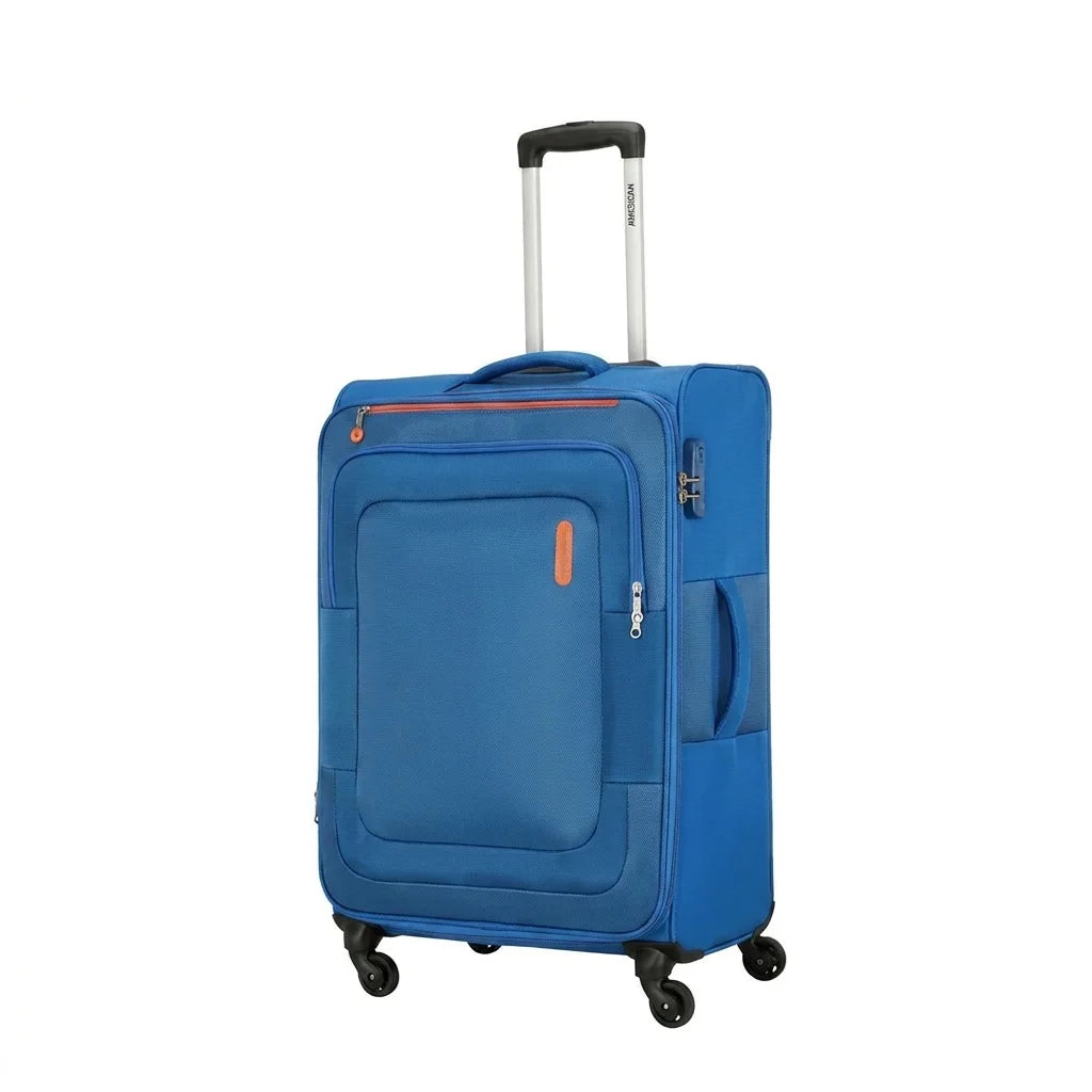 American-Tourister-Duncan-luggage-medium-size-blue-color
