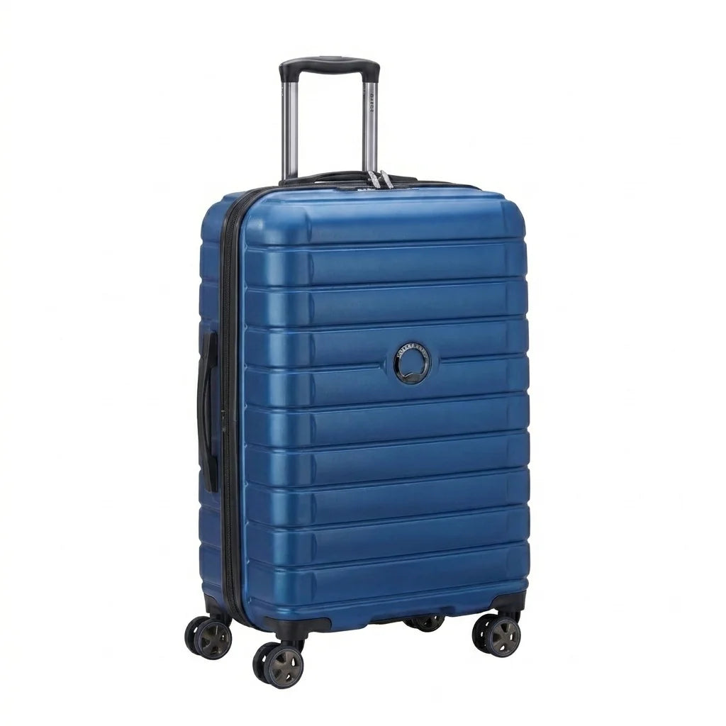 Delsey Shadow 5.0 Hardside 24 Inch medium size Suitcase in blue color