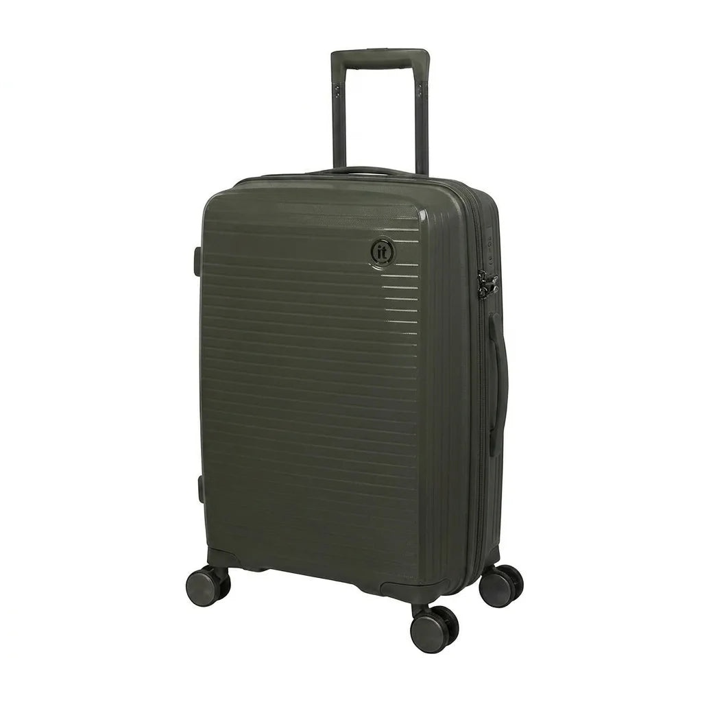 IT Spontaneous 24 Inch Hardside Check In Luggage medium size green color
