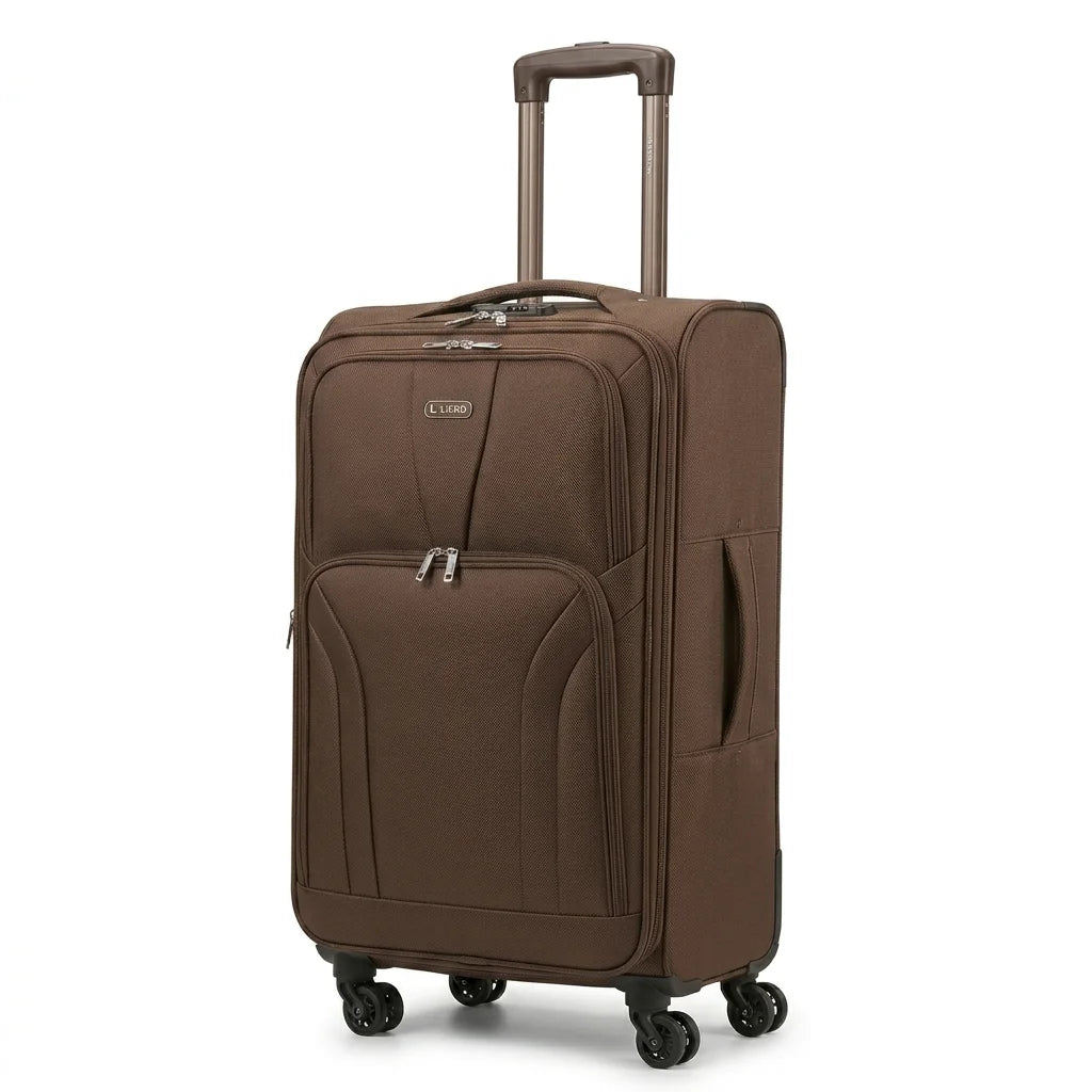 Lojel-softside-luggage-bag-medium-size-brown-color