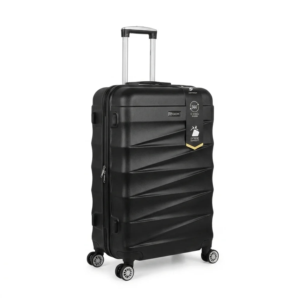 Pigeon-Hardside-Luggage-bag-large-size-in-black-color
