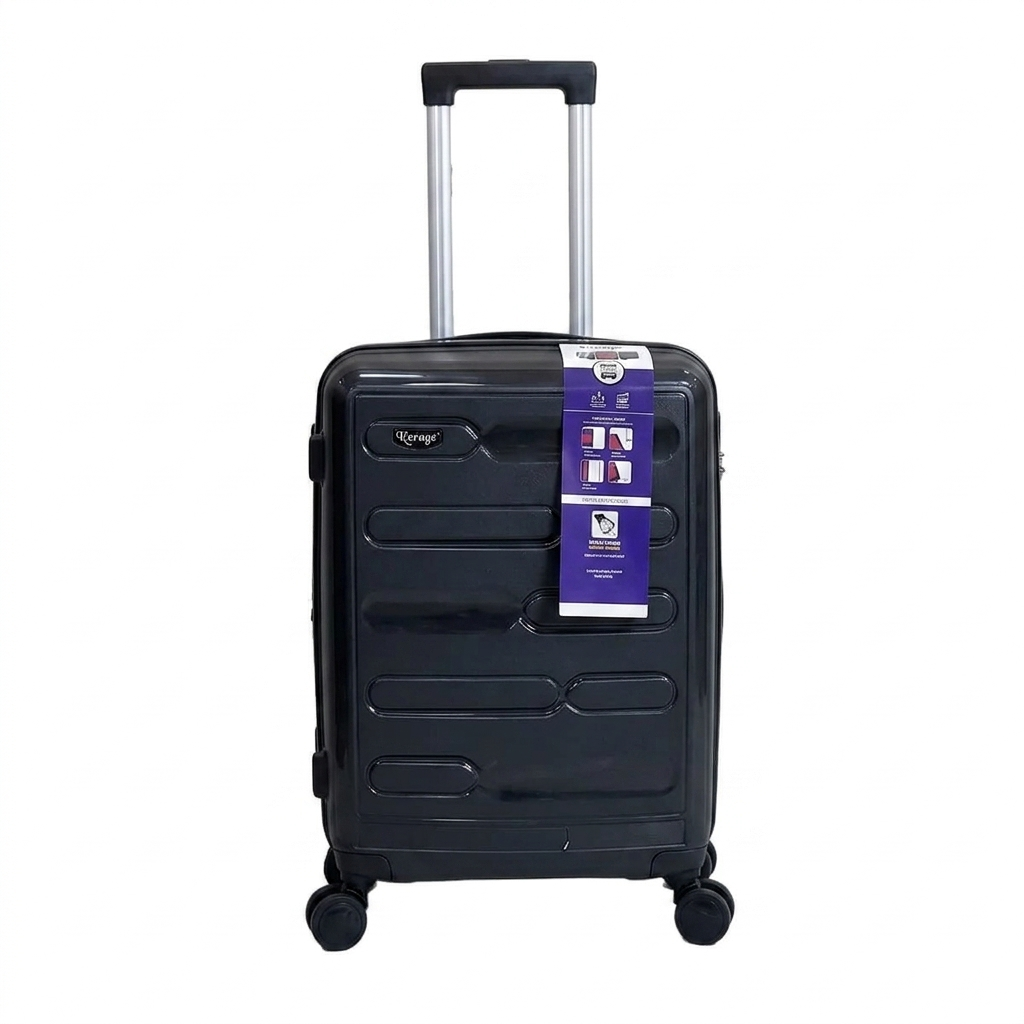 verage pp body small size luggage black color