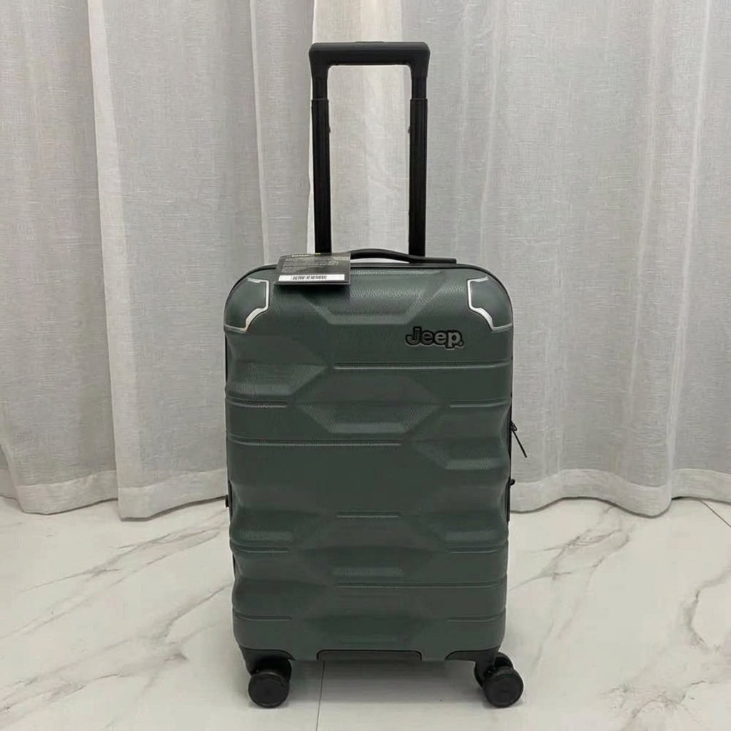 Jeep polygon hardside small carry on luggage color grey