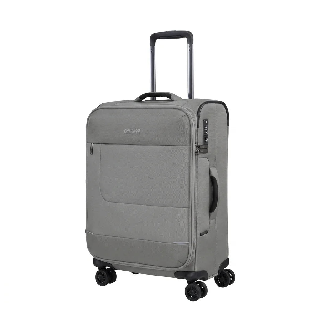 Pierre Cardin Airlite Medium Size Suitcase 24 inch in gray color