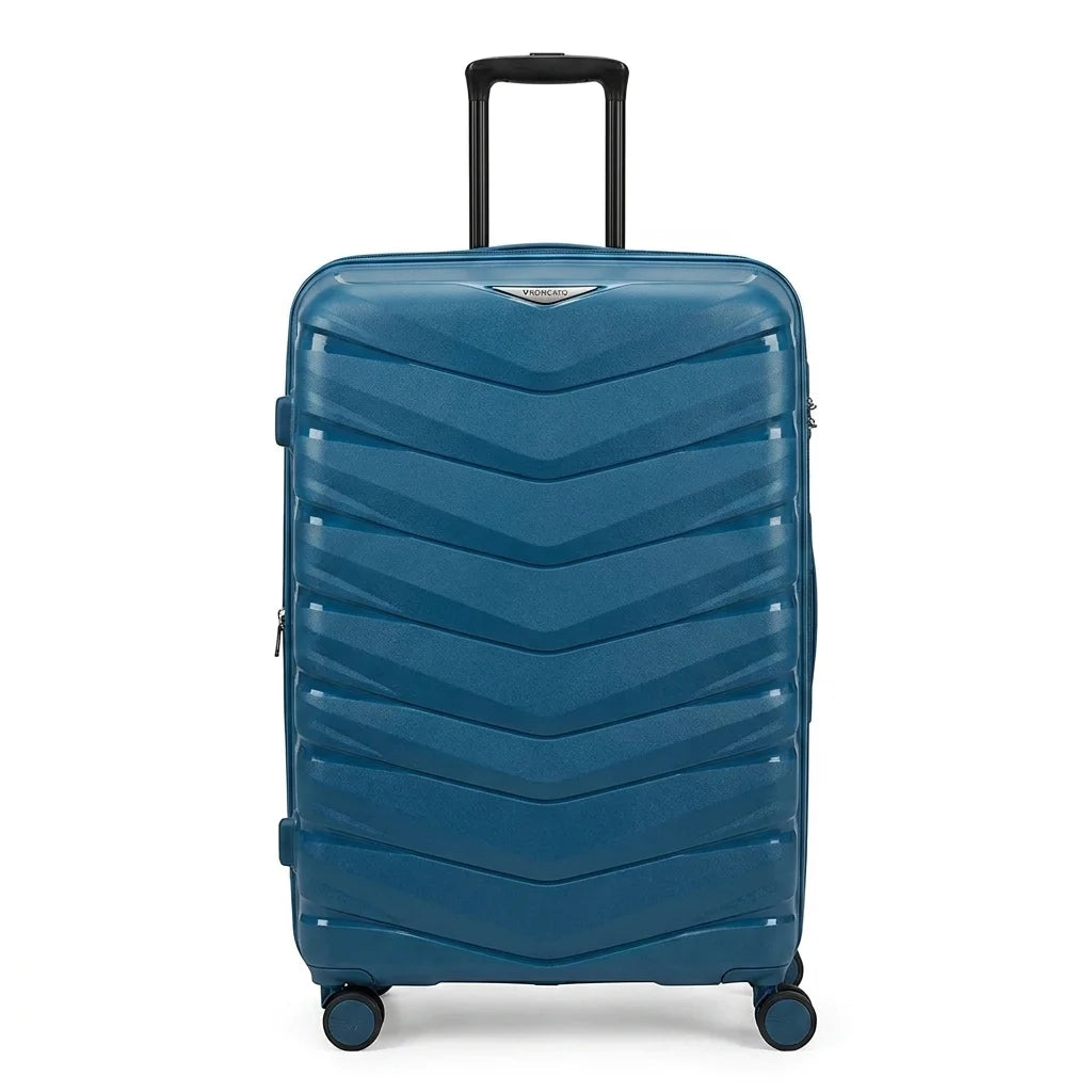 Roncato 24 Inch medium size Luggage in blue color