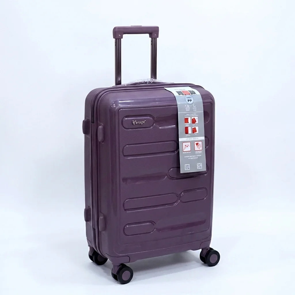 Verage PP Body 24 Inch medium size luggage purple color