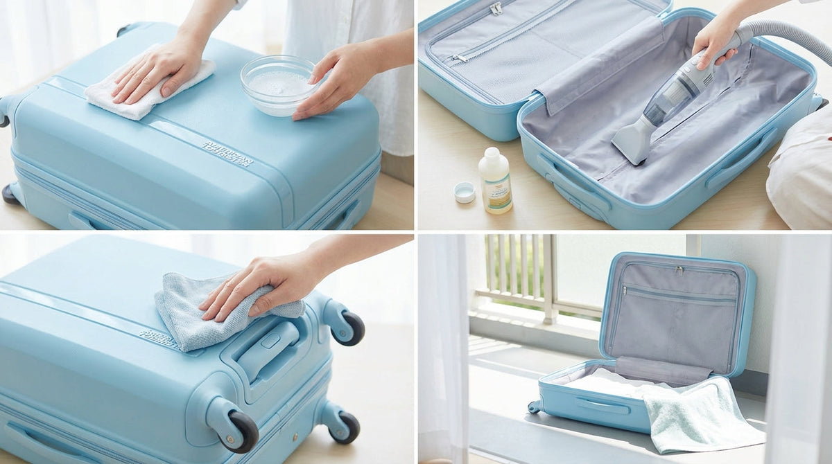 Step-by-Step Guide on How to Clean American Tourister Suitcase