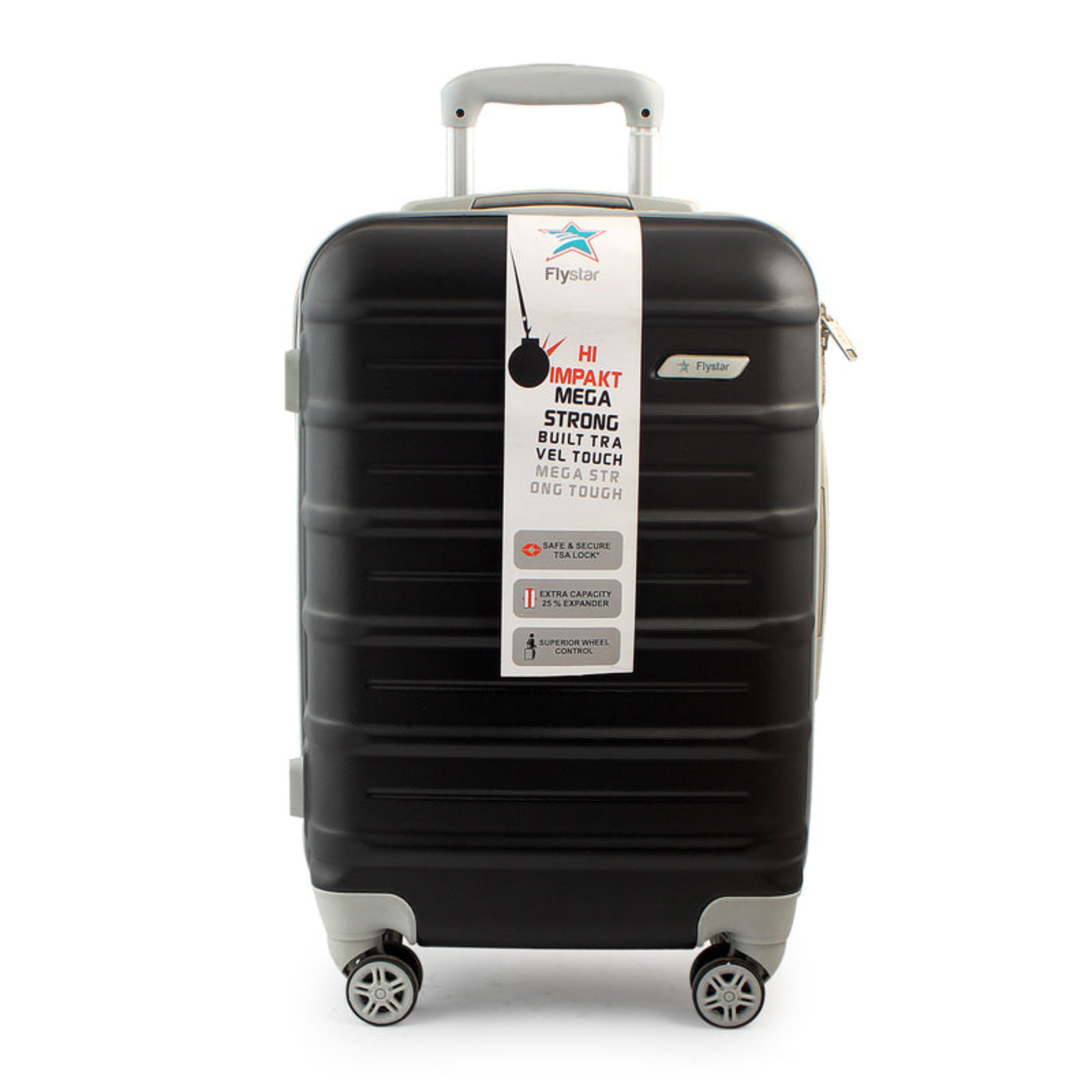 Flystar Luggage – 100% Durable Hard Shell Suitcase with 360° Wheels