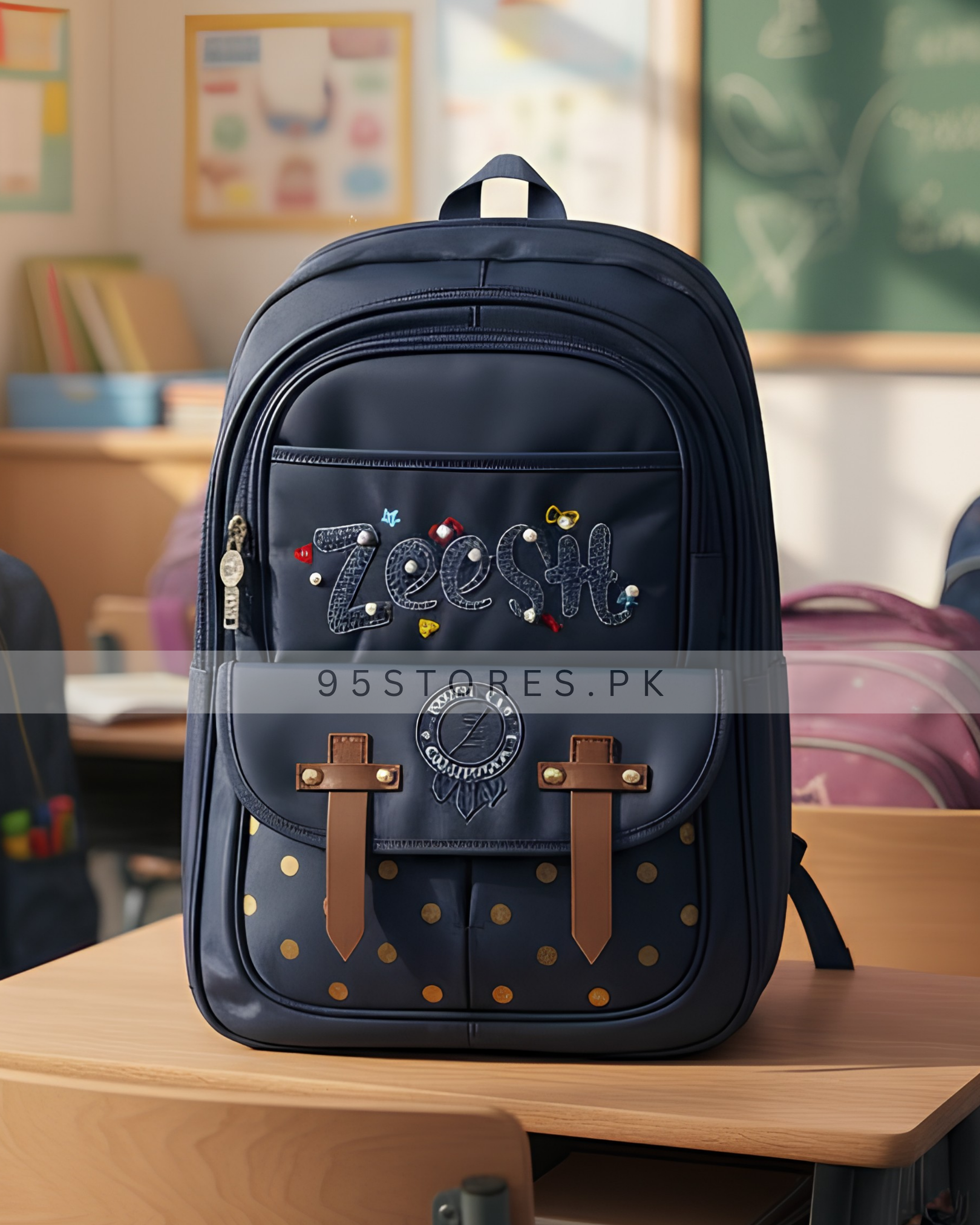 Polka Dot Backpack for Girls