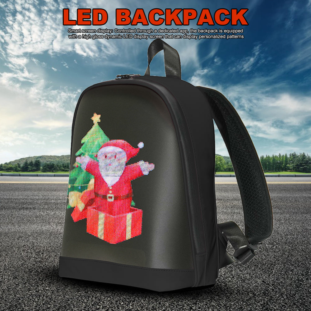 LED Backpack with APP Control Waterproof