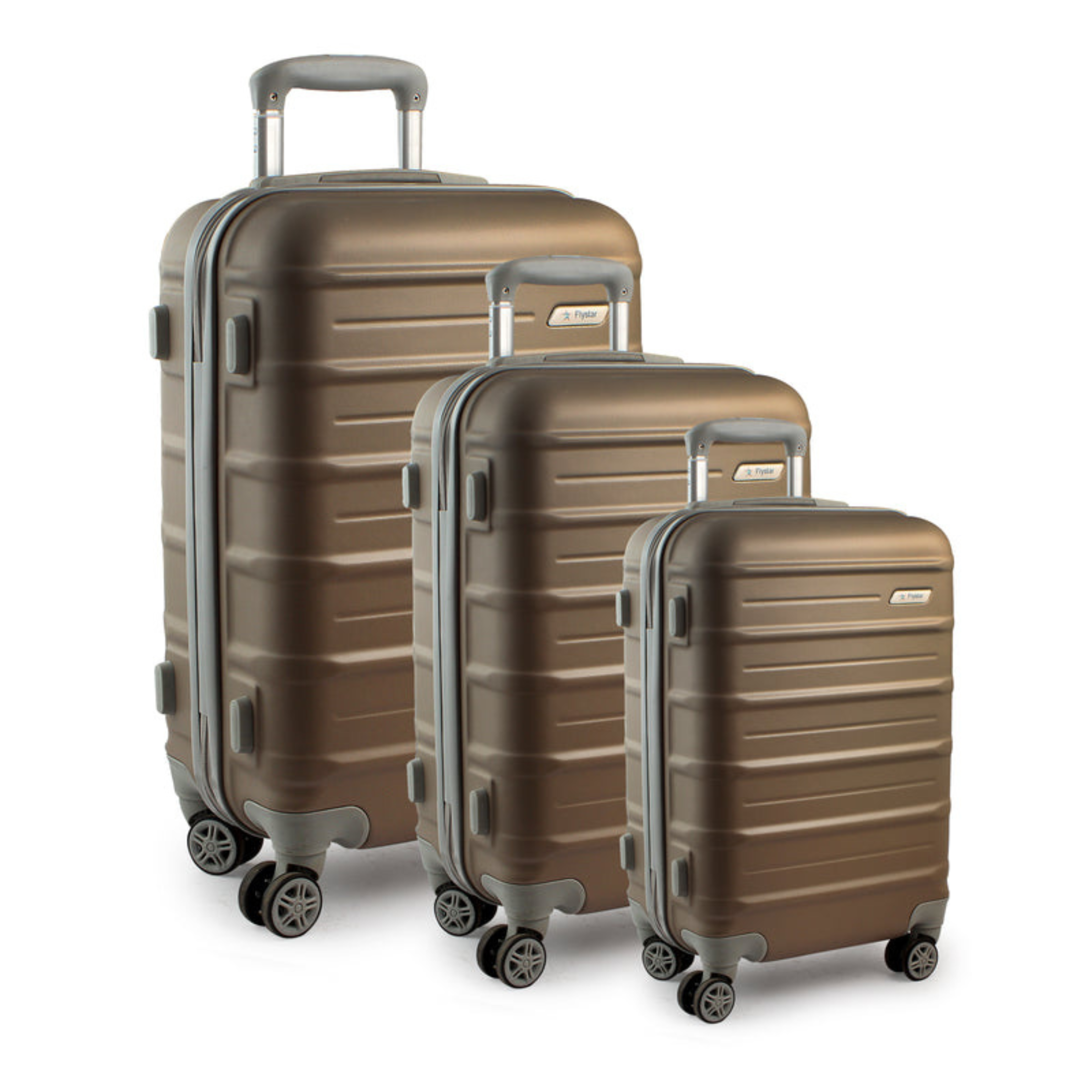 Flystar Luggage – 100% Durable Hard Shell Suitcase with 360° Wheels