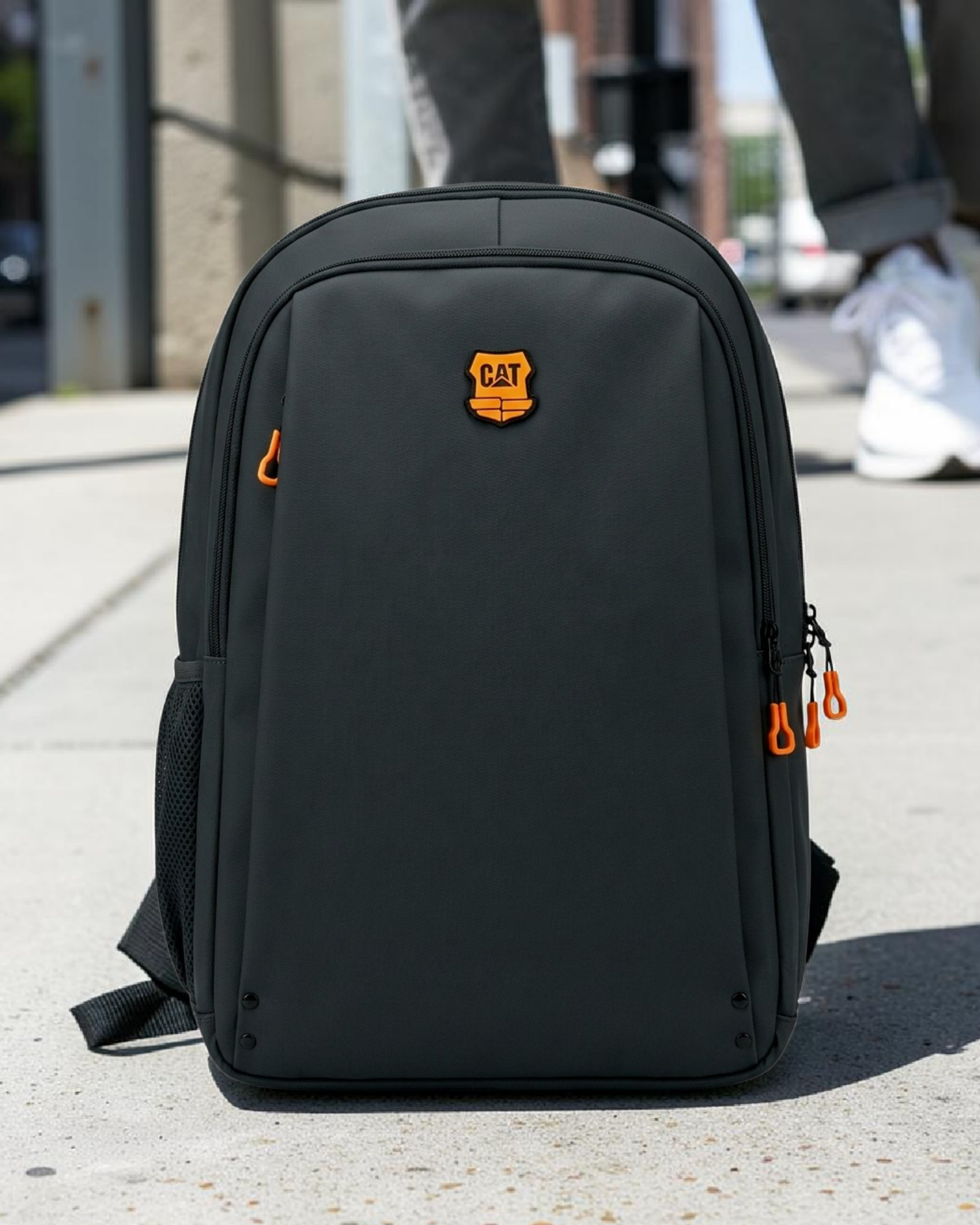 CAT Leather Style Backpack