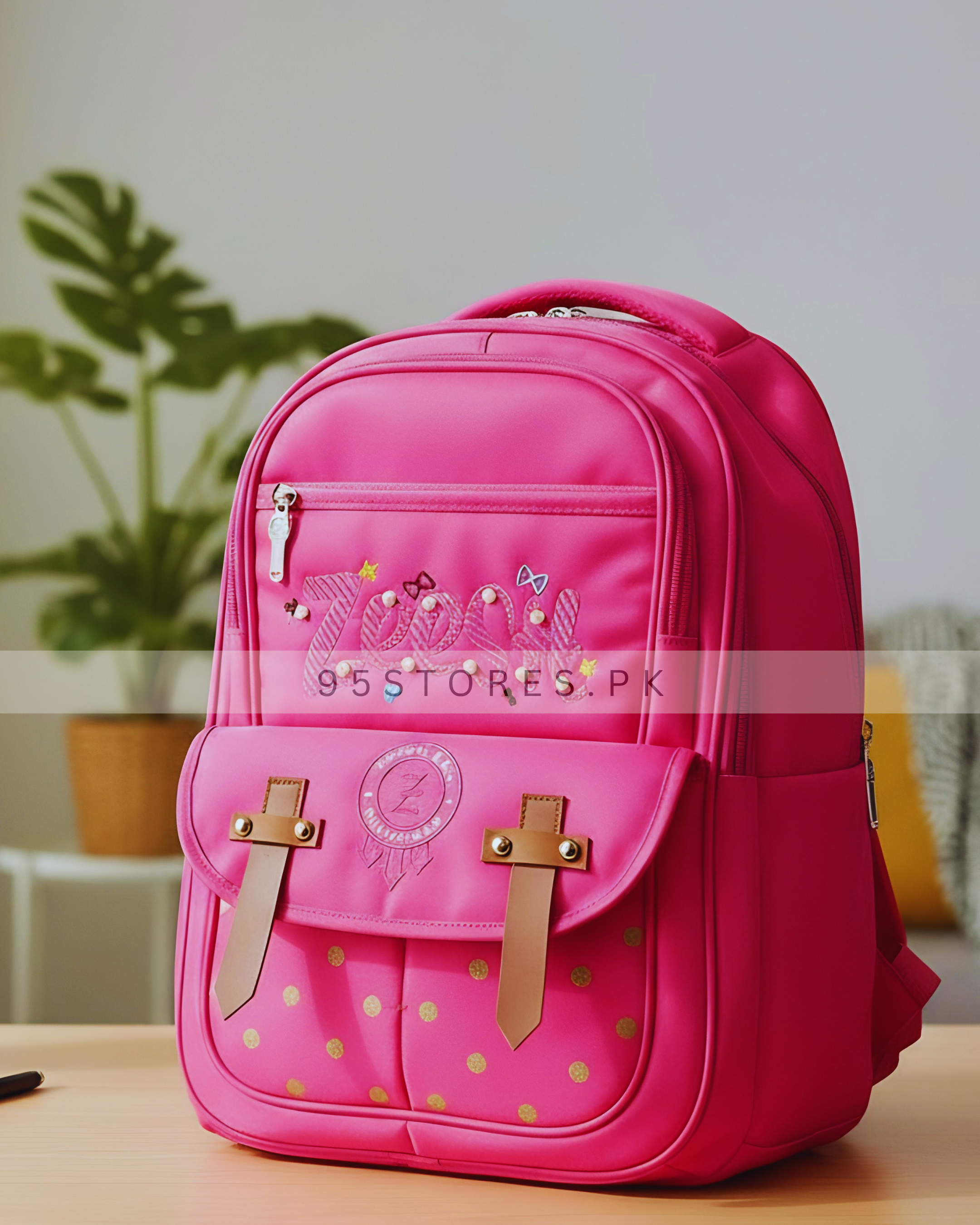 Polka Dot Backpack for Girls