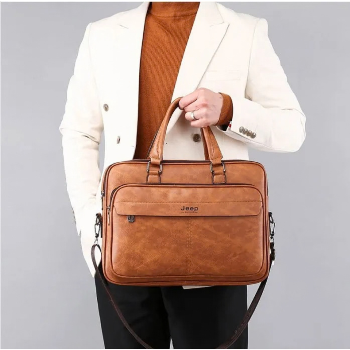 Jeep Buluo Laptop File Document Bag