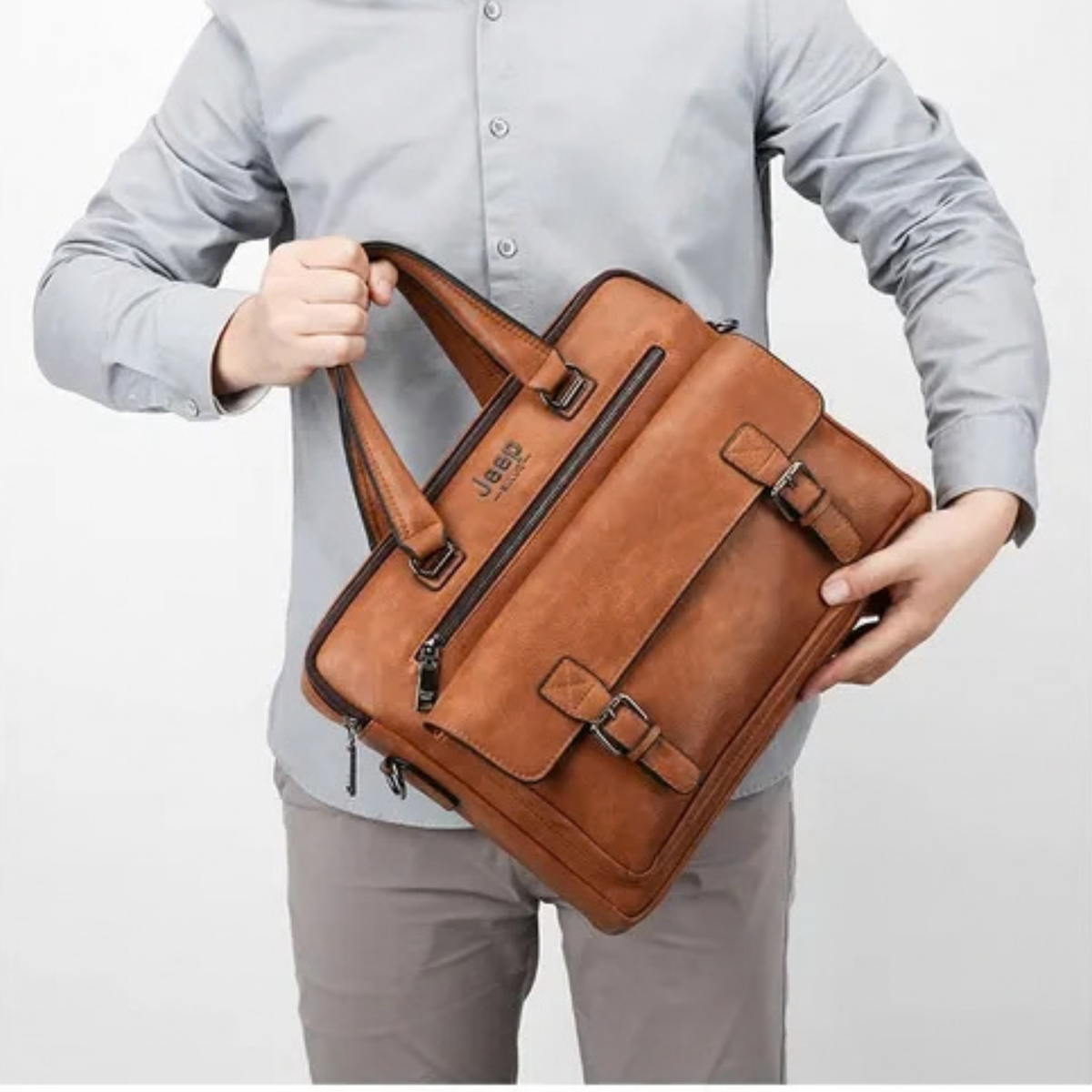 Jeep Buluo Laptop File Document Bag