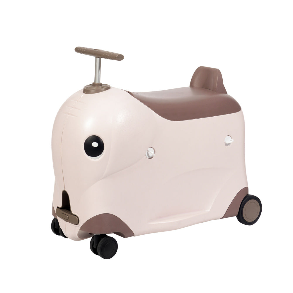 Premium Kids Suitcase Bubule Branded with 360 wheels | Cute Panda and Elephant Shapes