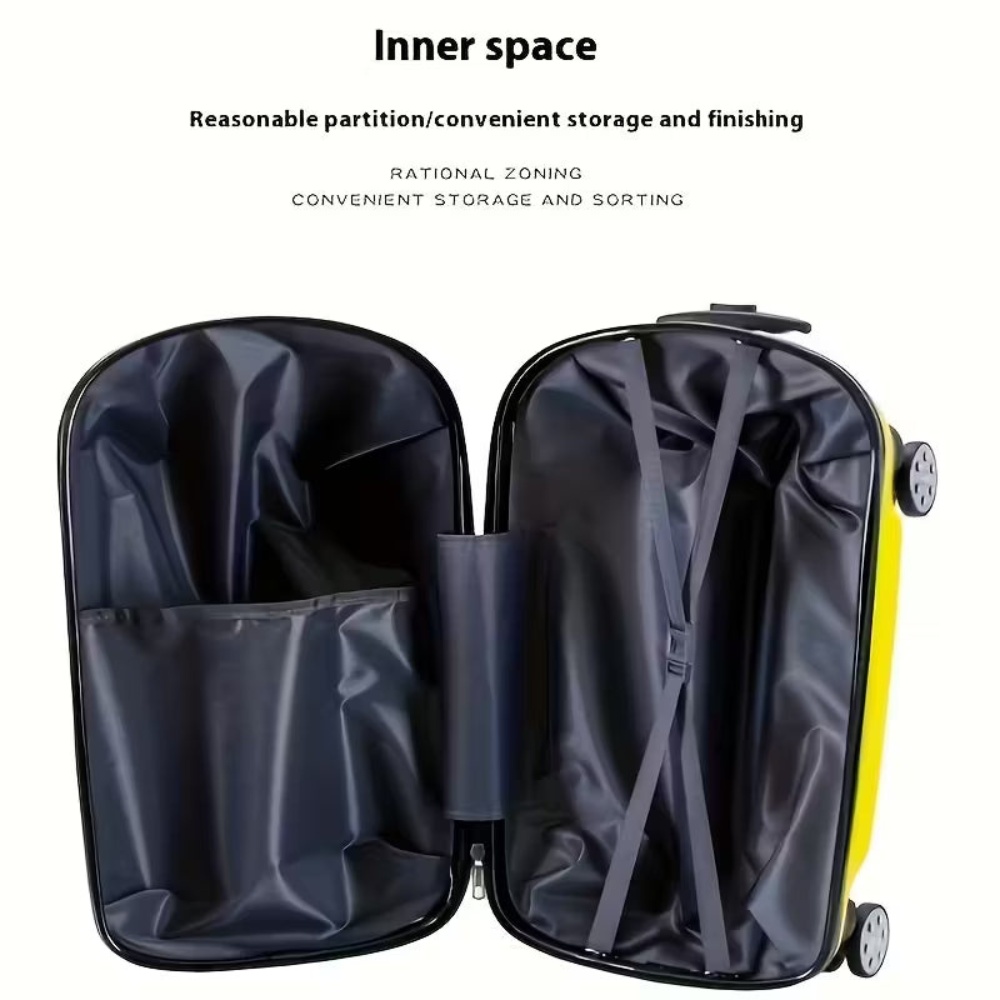Premium Cartoon Car Spinner Suitcase