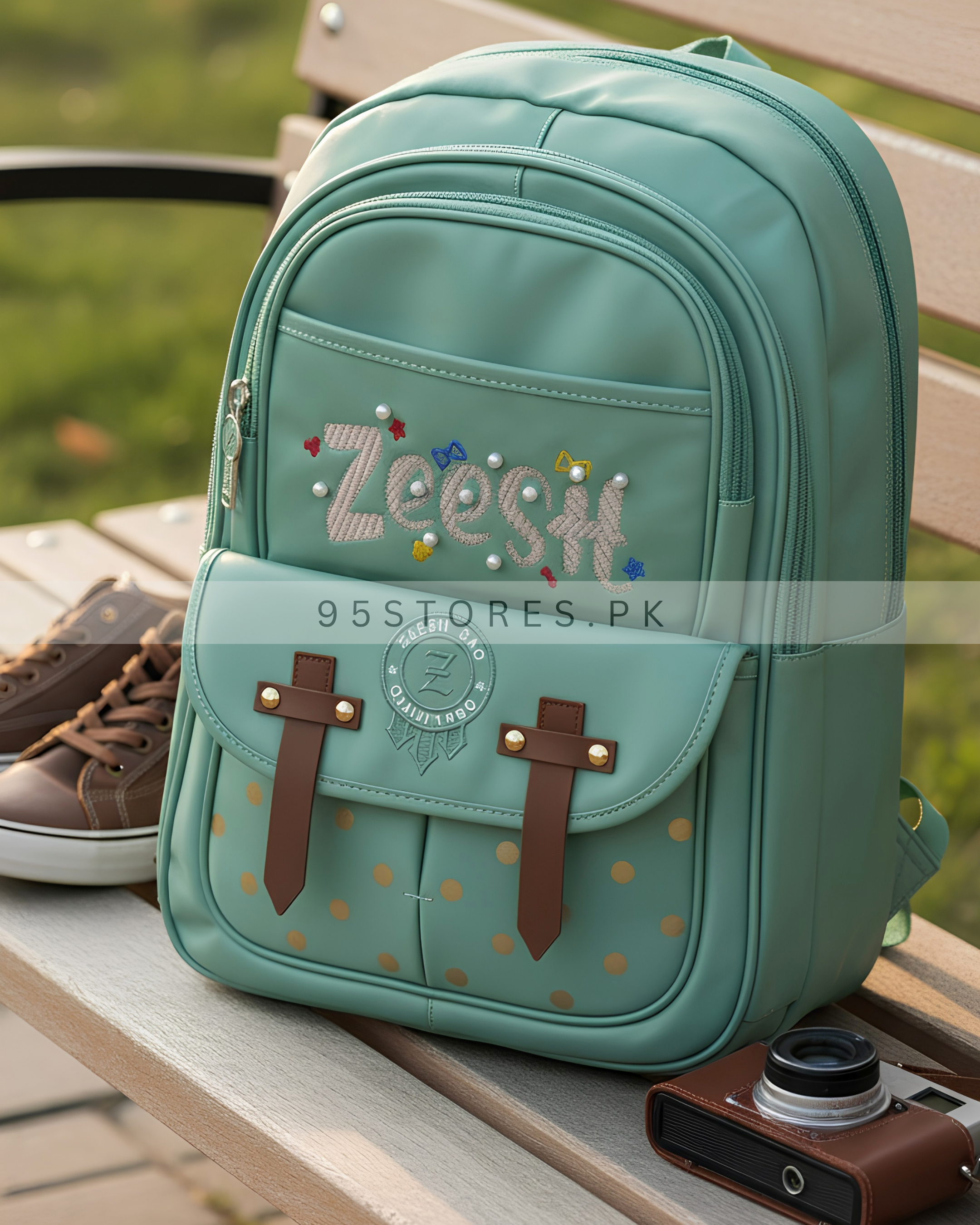 Polka Dot Backpack for Girls