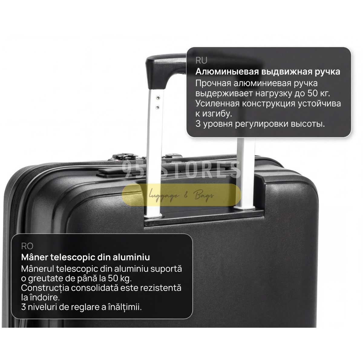 Track Front Open Luggage