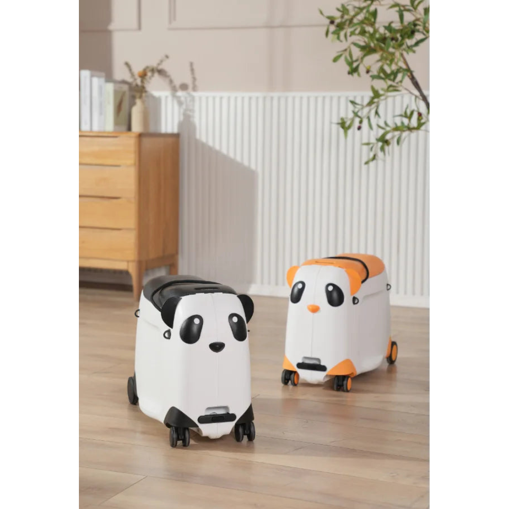 Premium Kids Suitcase Bubule Branded with 360 wheels | Cute Panda and Elephant Shapes