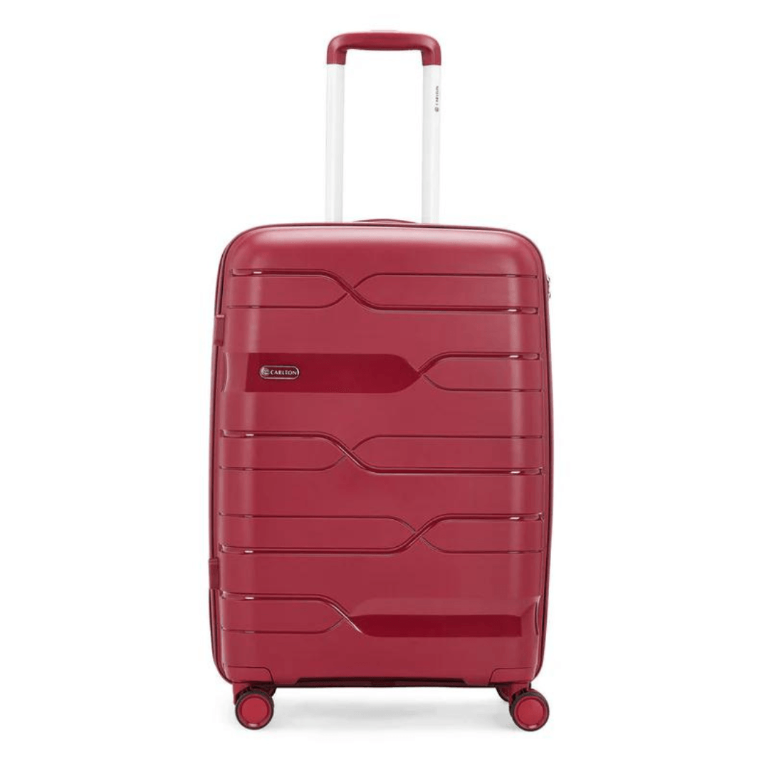 Carlton Bedford Hard Luggage Maroon Set of 3