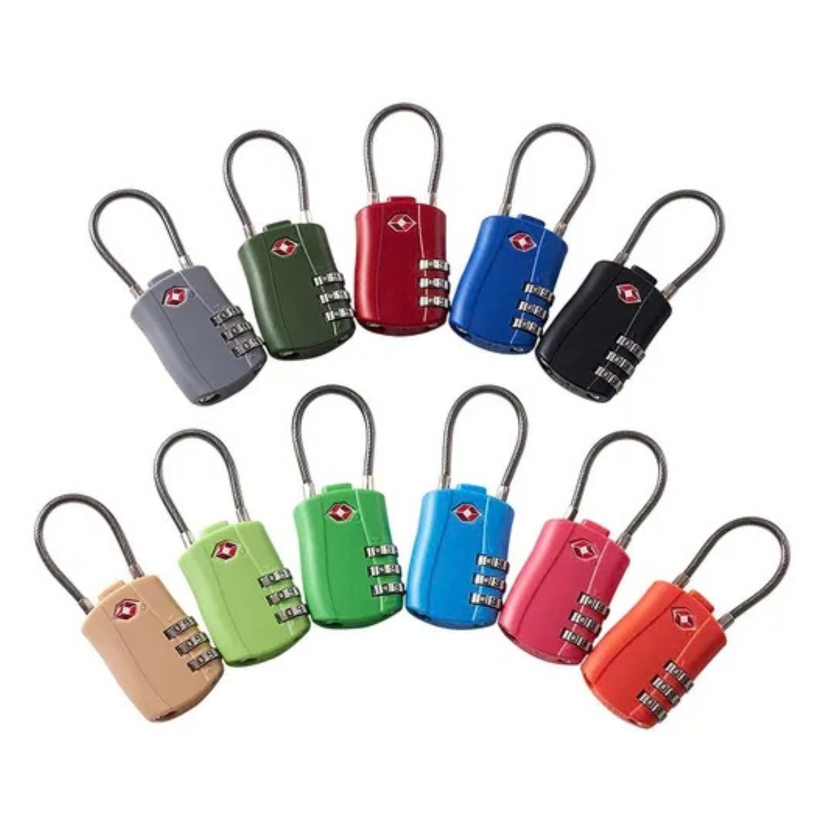 Multicolor TSA Approved Lock