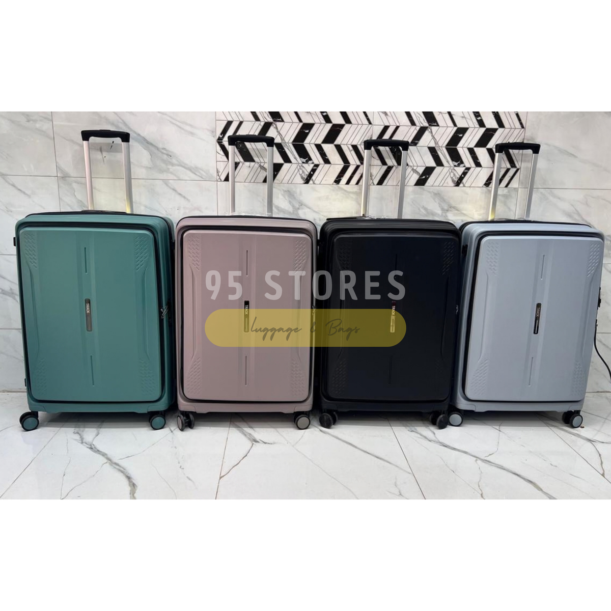 Track Front Open Luggage