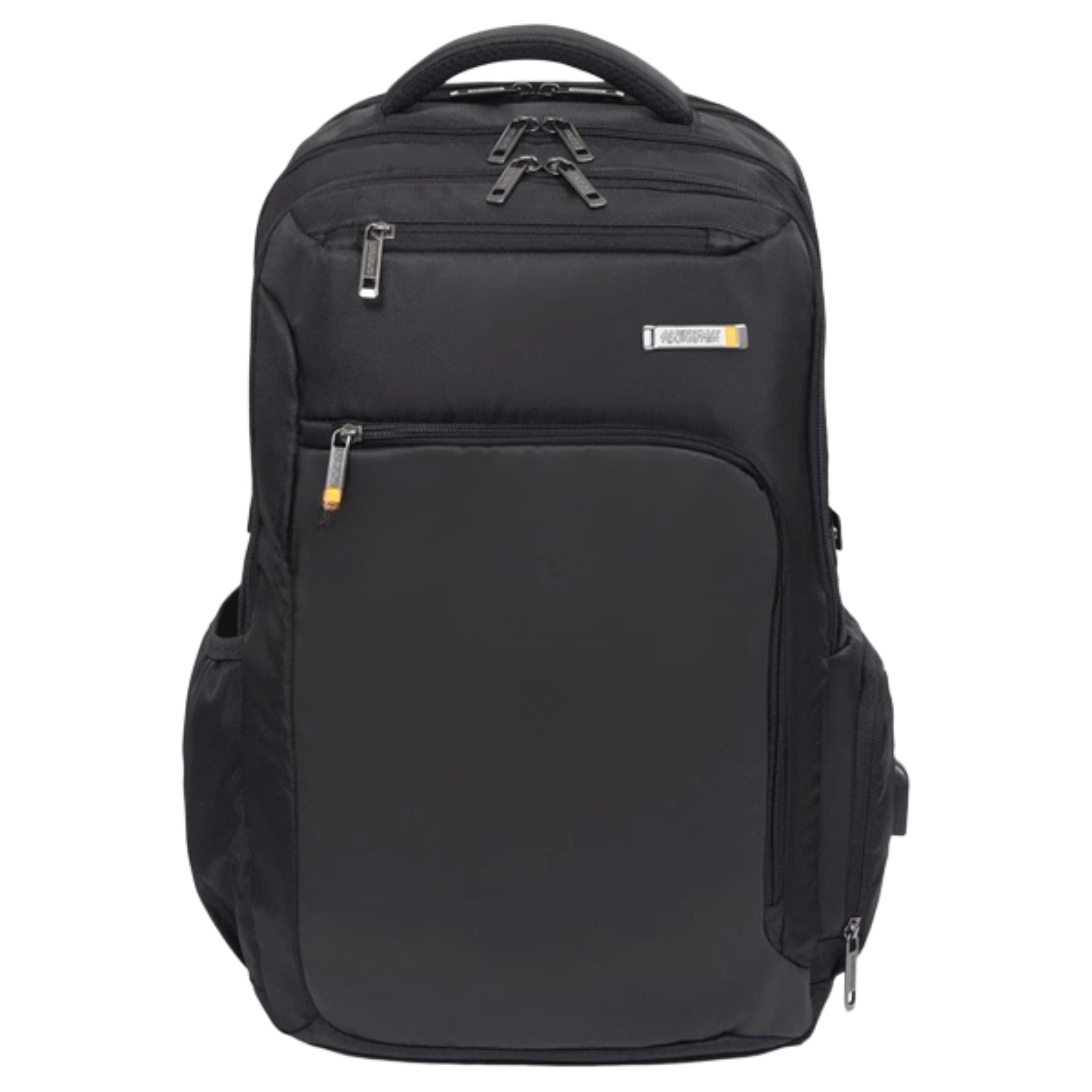 American Tourister Segno Backpack front view – durable and stylish laptop bag in Pakistan