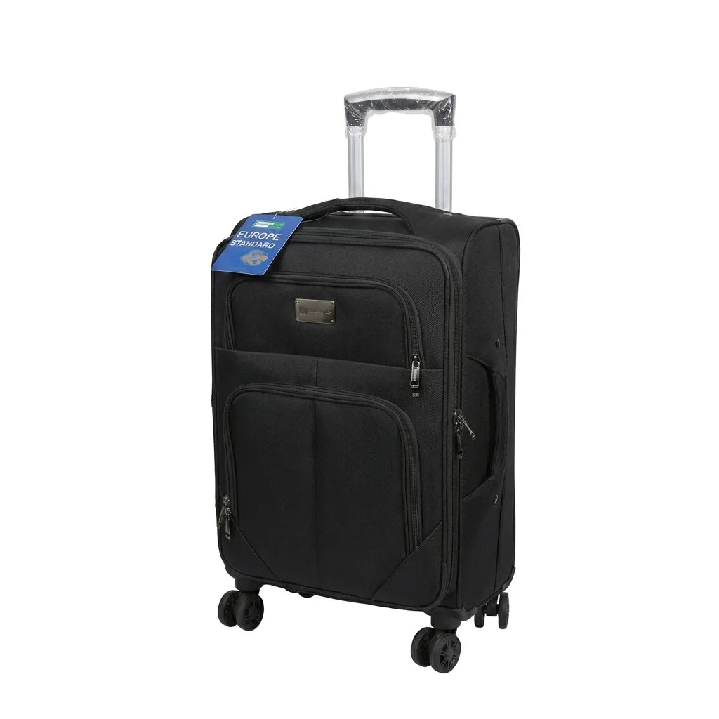 Diplomat-Softside-Luggage-4w-medium-size-in-black-color