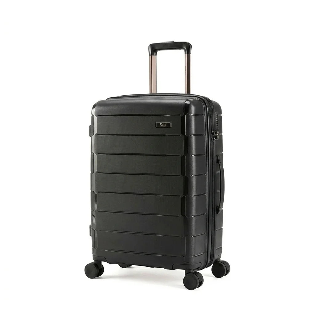 Goby London Star Small Carry On Luggage bag in black color